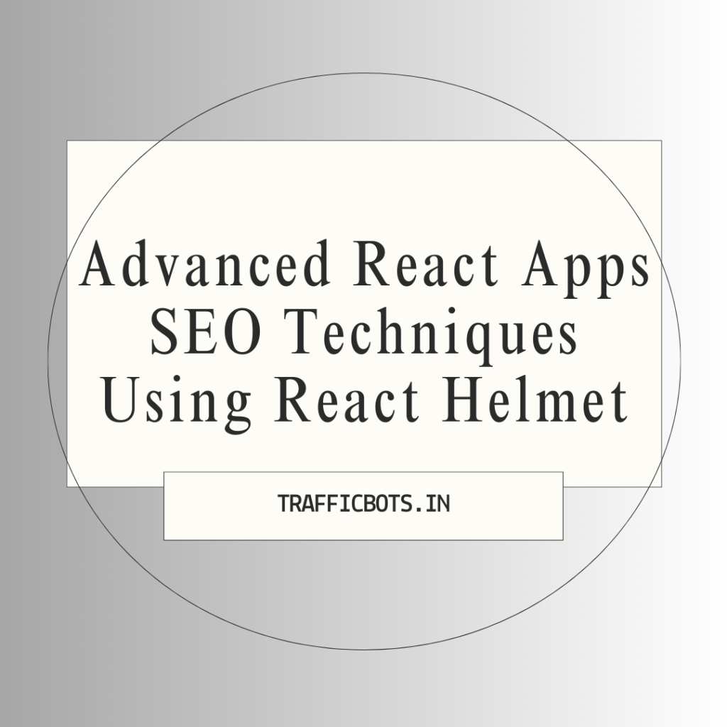 React Apps SEO