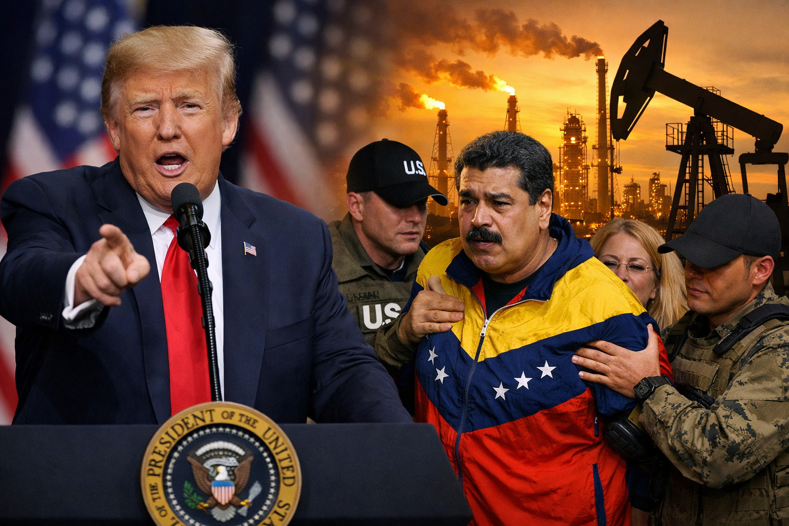 Trump Says US Will ‘Run’ Venezuela After Maduro’s Capture, Calls for ‘Judicious Transition